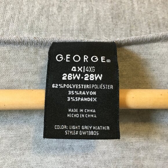 Heathered Grey Silver Sequin Trimmed Open Cardigan - Picture 10 of 15